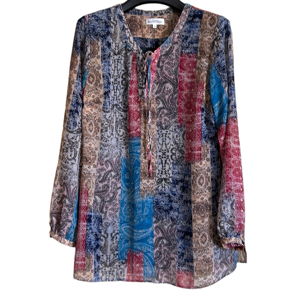 Northern Reflections women’s tunic medium colorful lightweight lined